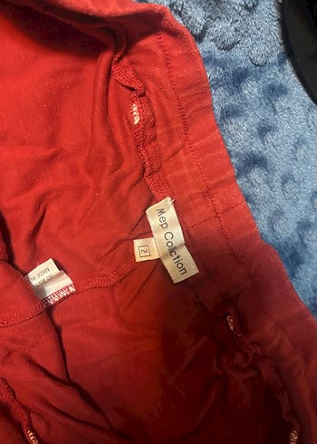 Kırmızı  Rahat Kesim Hamile Şortu - Görsel 2