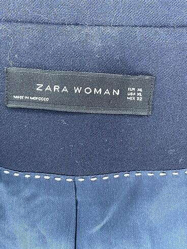 xl Beden lacivert Renk Zara Blazer %70 İndirimli.
