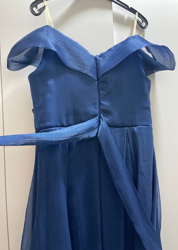 Abiye midi boy elbise - Görsel 4