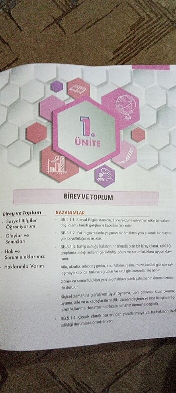 Beden Çalışkan Yayınları 5.sınıf Sosyal Bilgiler Hibrit Fasikül Defter