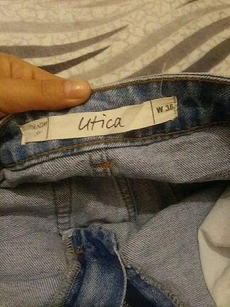 36 Beden Yüksek bel kot şort