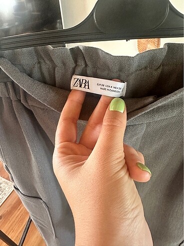 36 Beden Zara kumaş havuç pantolon
