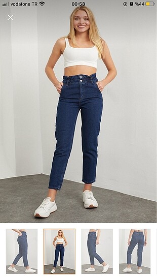 Beli lastikli pantalon