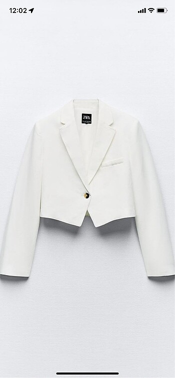 Baca crop blazer zara