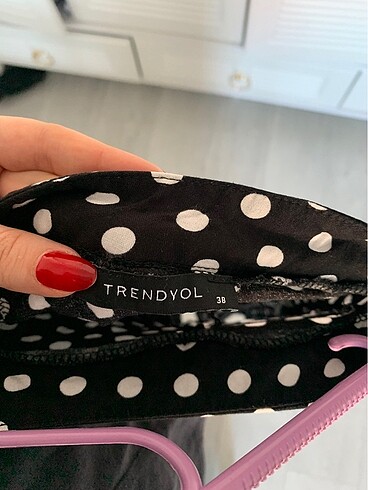 Trendyol & Milla Trendyolmilla yırtmaçlı puantiyeli etek