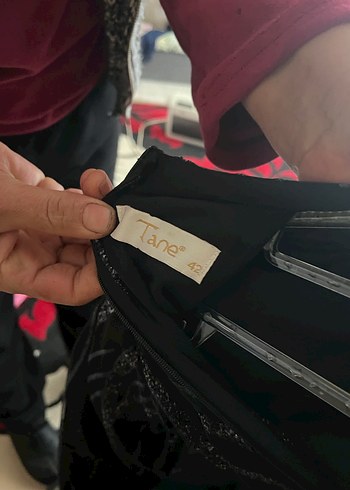 Uzun Siyah Gotik Kadın Abiye Elbise - Görsel 8