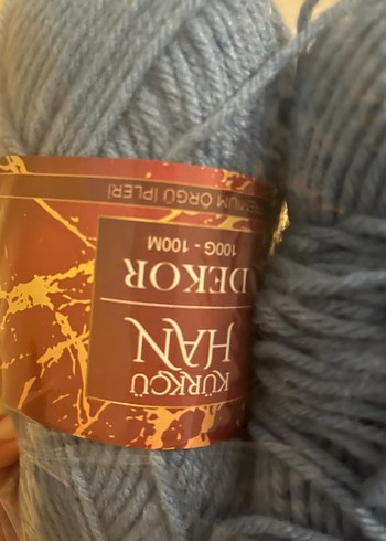 Bohem Tarz Mavi El Örgü İpi - Görsel 2