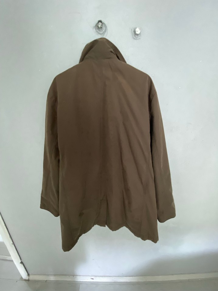 Bej Erkek Midi Boy Düğmeli Ceket - Görsel 2