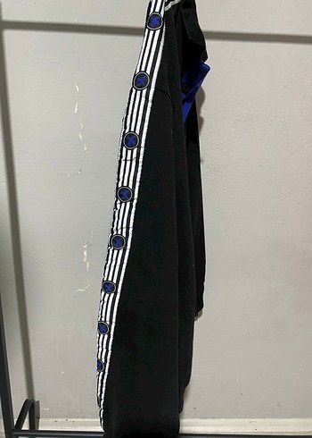 xxl Beden siyah Renk Crozwise Vintage Düğmeli Siyah Erkek Sweatshirt