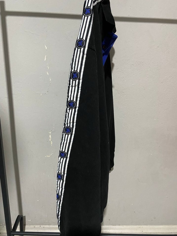 Crozwise Vintage Düğmeli Siyah Erkek Sweatshirt - Görsel 3