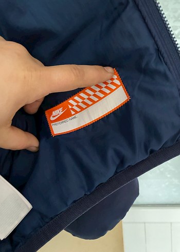 Erkek Lacivert Nike Fermuarlı Mont - Görsel 6