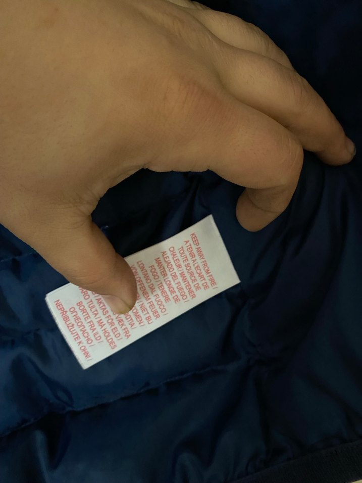 Erkek  Lacivert Nike Fermuarlı Mont - Görsel 5