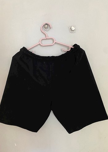 Siyah Rahat Kesim şort - Görsel 2