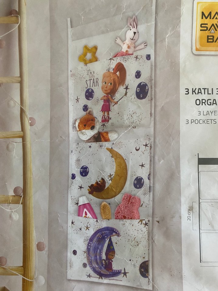 3 Katlı 3 Gözlü Çok Amaçlı Organizer - Görsel 3