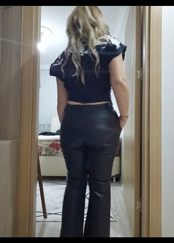 Kadın  önden bağlamalı bluz - Görsel 3