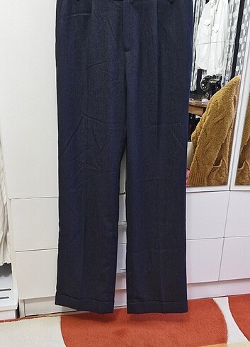 Bol paça yün pantolon