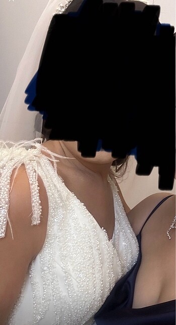 Taşlı gelinlik - Görsel 4