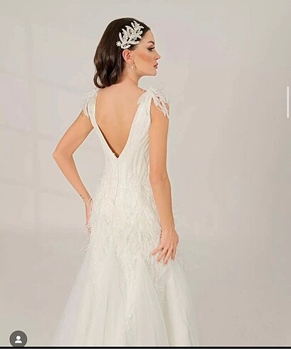 Taşlı gelinlik - Görsel 7