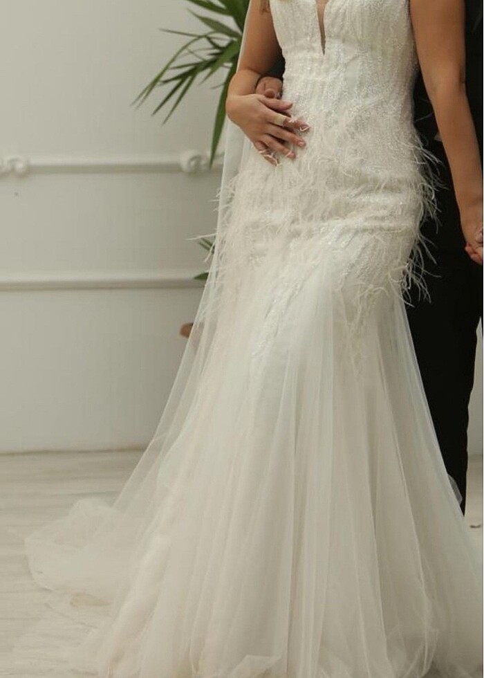 Taşlı gelinlik - Görsel 2