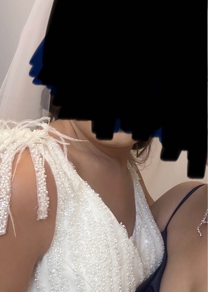 Taşlı gelinlik - Görsel 4