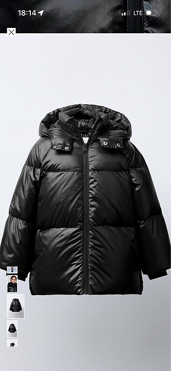 Zara çocuk mont - Görsel 2