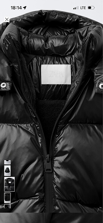 Zara çocuk mont - Görsel 5