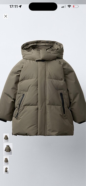 Zara çocuk mont - Görsel 2