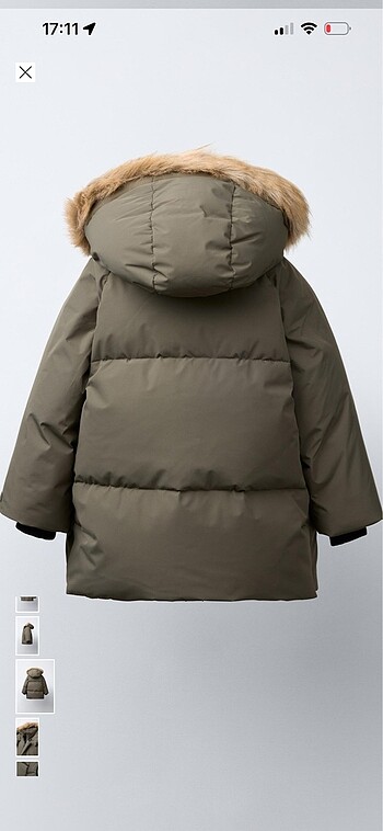 Zara çocuk mont - Görsel 5