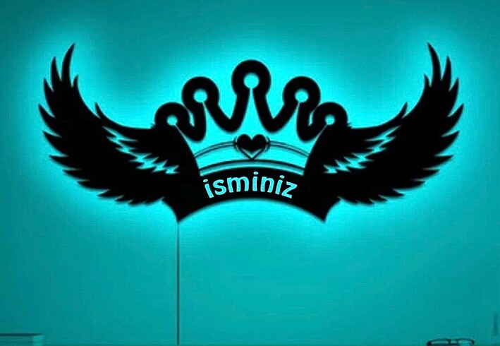 İsimli duvar süsü