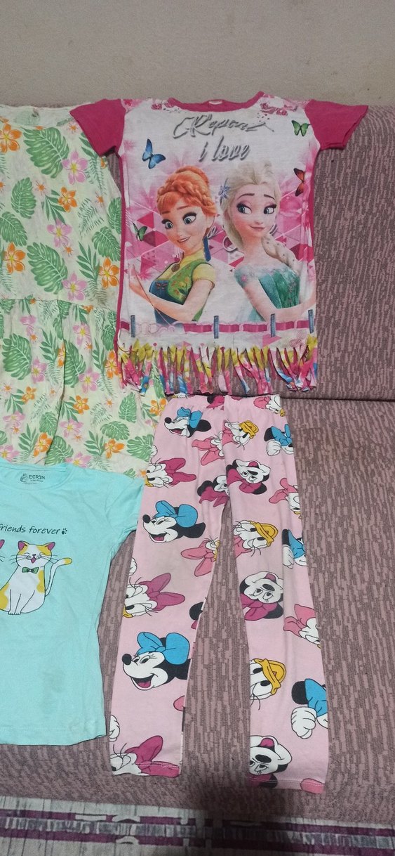 Çocuklar için Baskılı Pastel Renkli Tekstil Ürünleri - Görsel 4