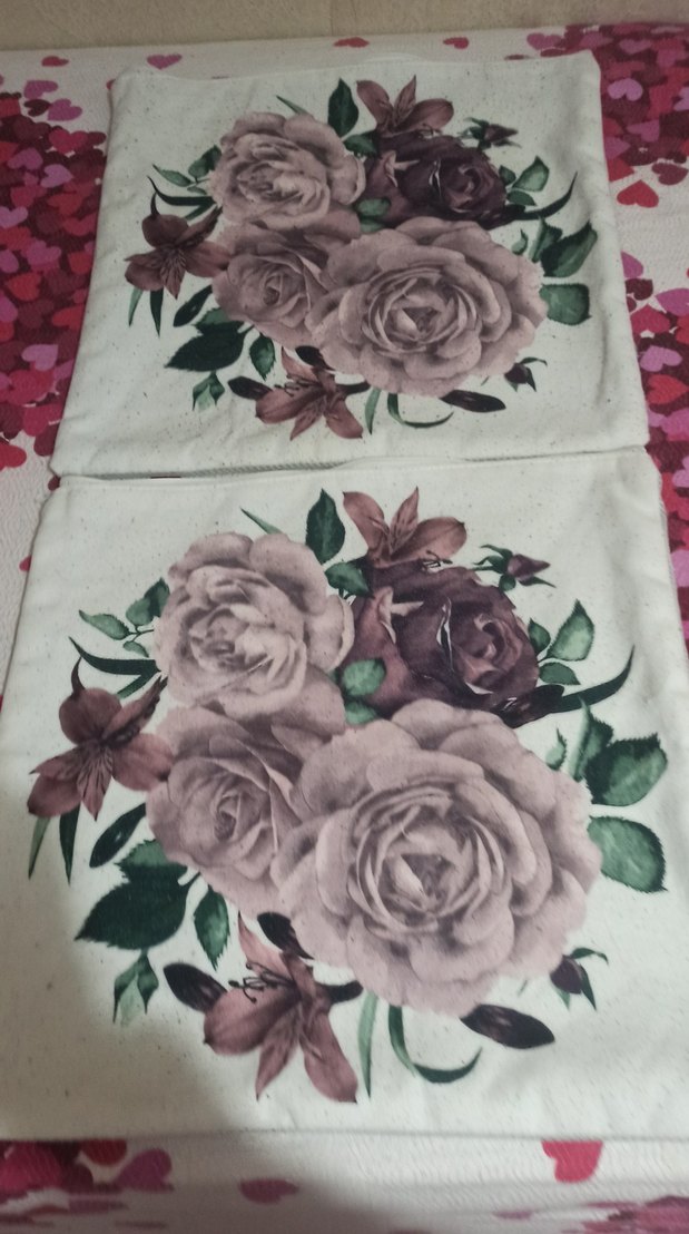 Bohem Gri Bej Çiçek Desenli Kırlent Kılıfı - Görsel 4