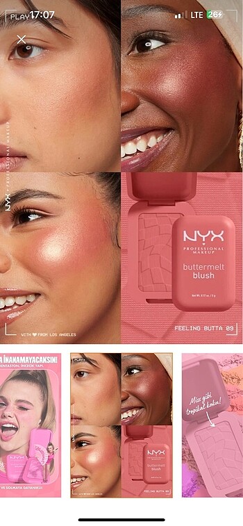  Beden Nyx allık