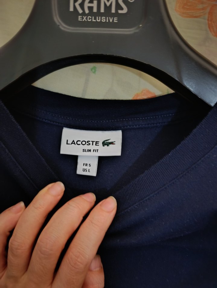 Lacoste Erkek Lacivert Kısa Kollu Tişört - Görsel 4