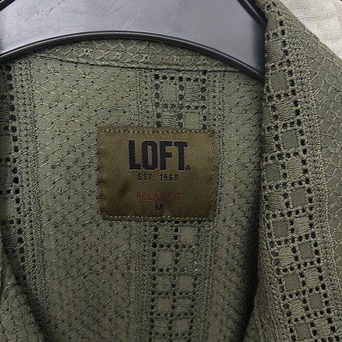 m Beden Loft haki gömlek
