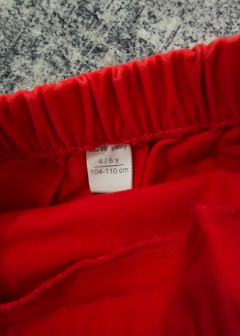 Düğmeli Kırmızı Mini Etek - Görsel 3