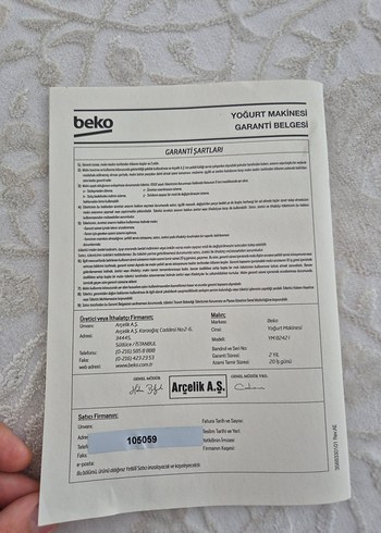 Beko ym 8242 probiyotikli yoğurt ve kefir makinasi - Görsel 10