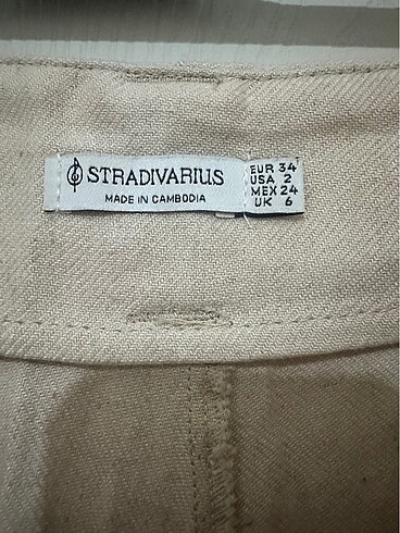 xs Beden Keten pantolon