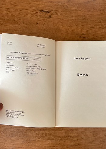 Beden Renk Emma - Jane Austen Romanı İngilizce
