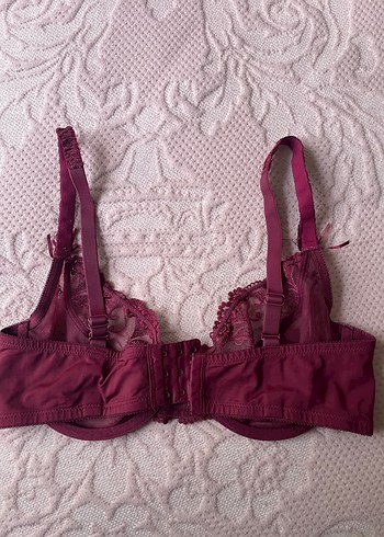 Bordo İşlemeli Sütyen ve Külot Takımı - Görsel 3