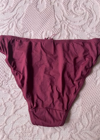 Bordo İşlemeli Sütyen ve Külot Takımı - Görsel 7