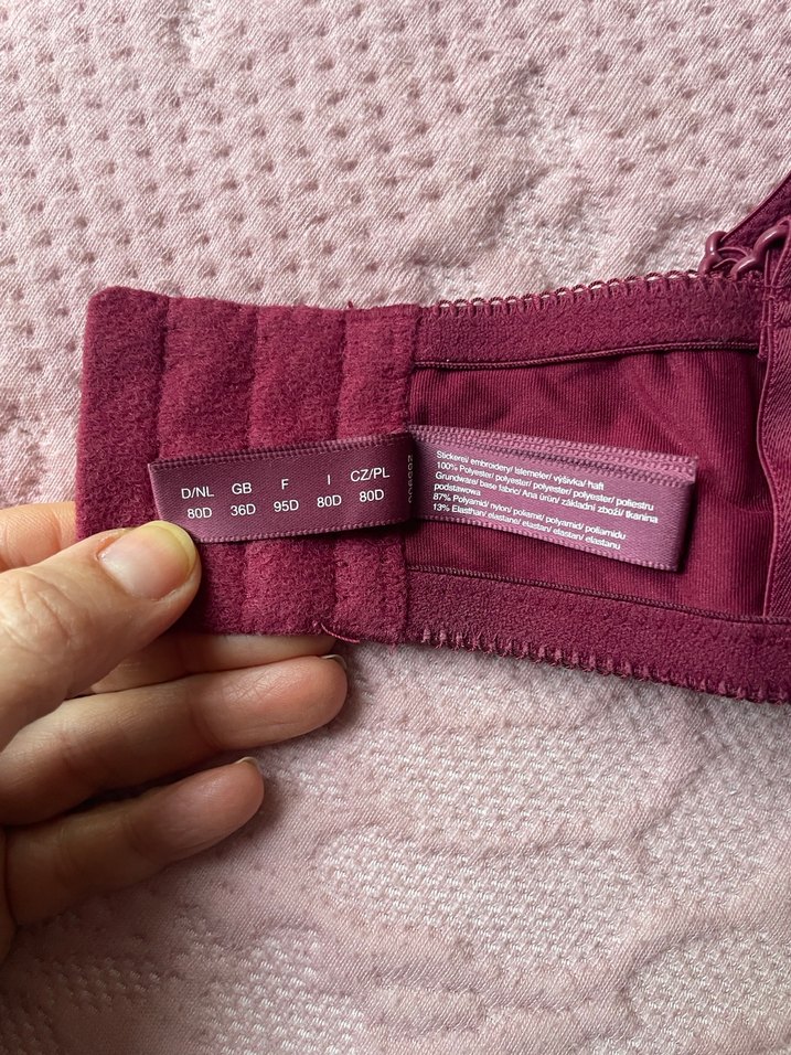 Bordo İşlemeli Sütyen ve Külot Takımı - Görsel 5