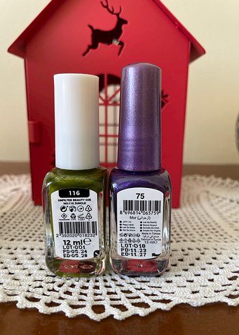 GABRINI 3D Mor ve Yeşil Oje - Görsel 2