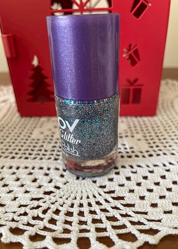 MOV Parlak Simli Oje Seti - Görsel 4