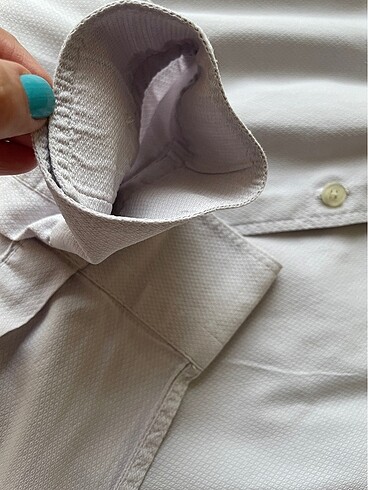 xl Beden gri Renk Cotton Bar pamuklu gömlek