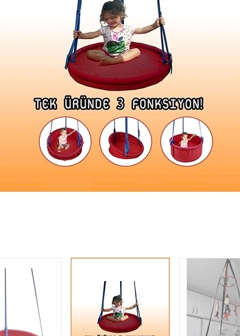 Sepet salıncak hamak beşik - Görsel 4