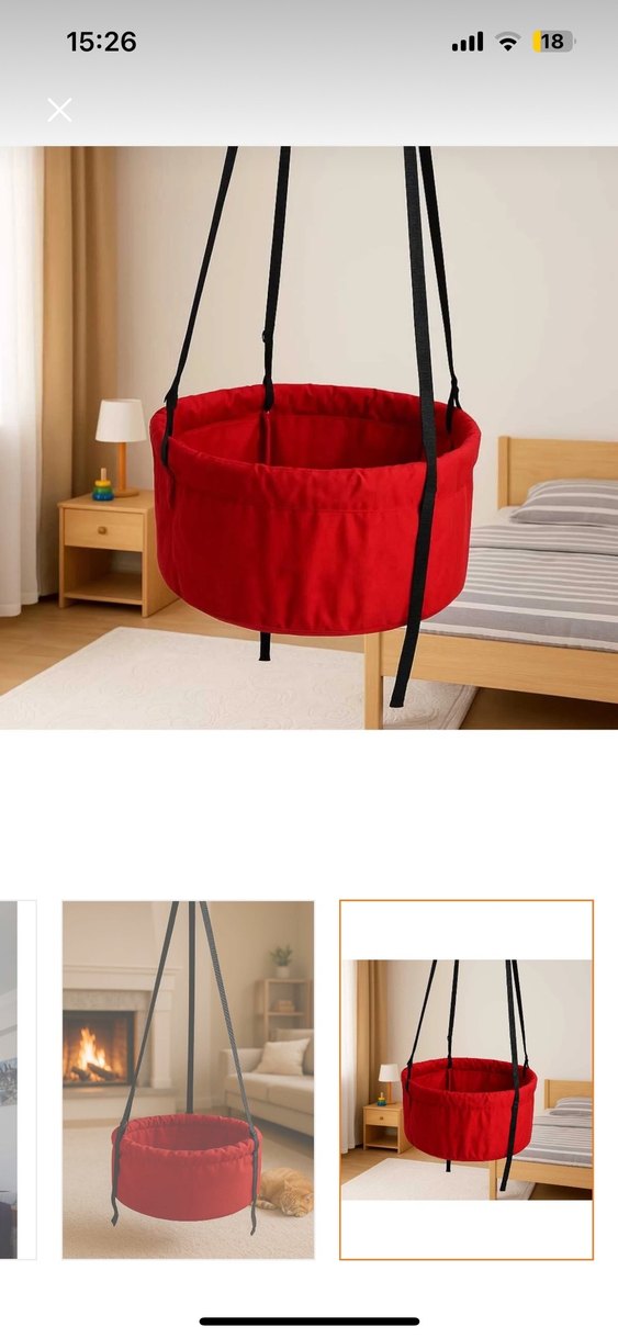 Sepet salıncak hamak beşik - Görsel 3