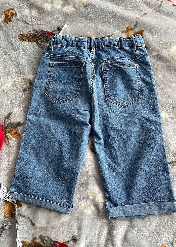 Erkek çocuk jean kapri şort - Görsel 3