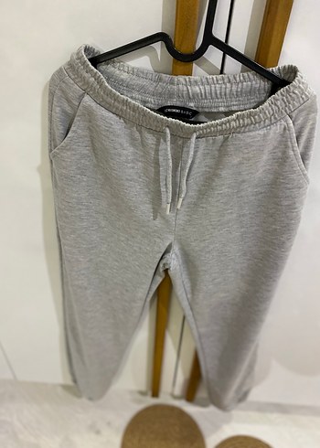 Gri Rahat Kesim Kadın Eşofman Altı - Görsel 2