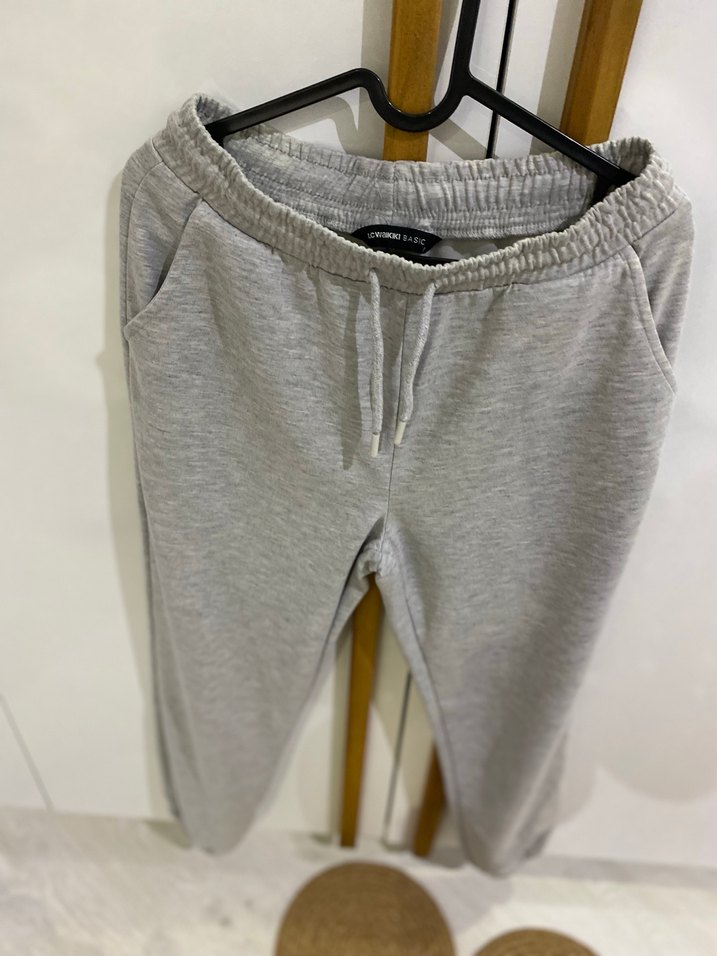 Gri Rahat Kesim Kadın Eşofman Altı - Görsel 2