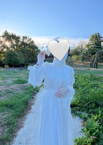 s Beden Beyaz nikah elbisesi